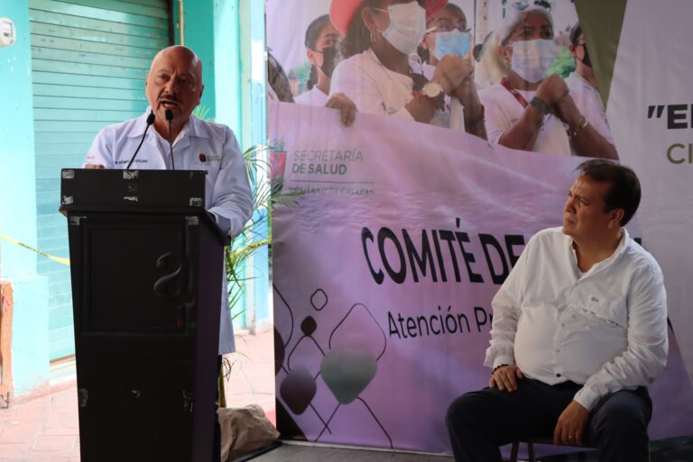 Pepe Cruz y Mariano Rosales en Cintalapa encabezan acciones de salud