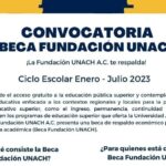 <strong>Continúa abierta la convocatoria  de la Beca Fundación UNACH</strong>