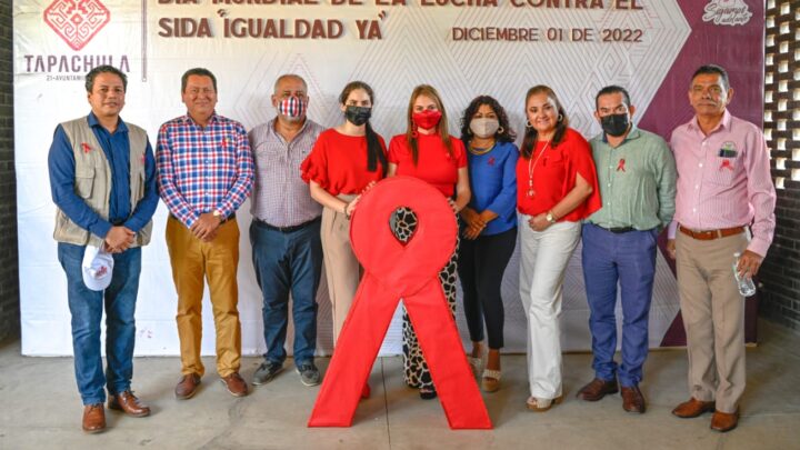 AYUNTAMIENTO DE TAPACHULA CONMEMORA EL “DÍA MUNDIAL DEL SIDA”.