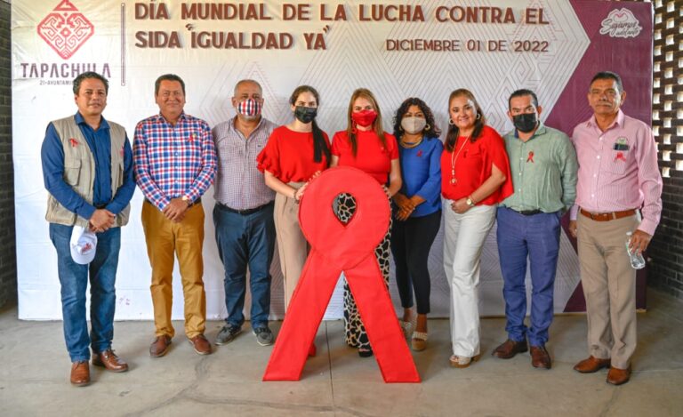 AYUNTAMIENTO DE TAPACHULA CONMEMORA EL “DÍA MUNDIAL DEL SIDA”.