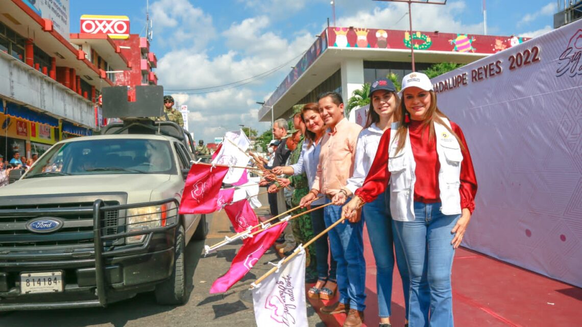 ROSY URBINA DA EL BANDERAZO DEL OPERATIVO DE SEGURIDAD GUADALUPE-REYES