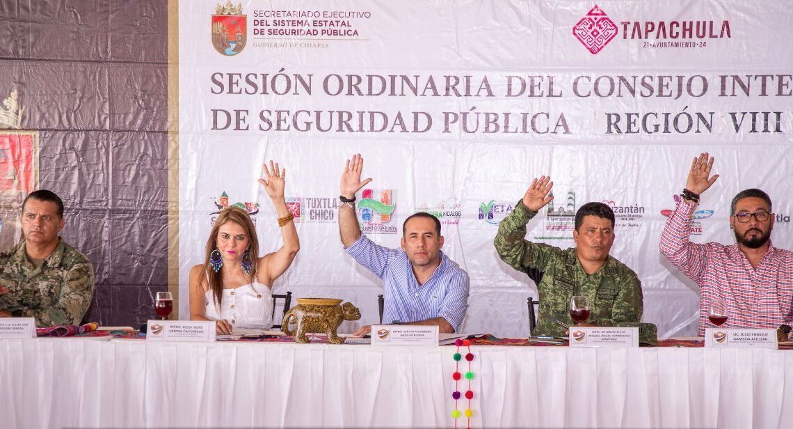 RATIFICAN A ROSY URBINA COMO PRESIDENTA DEL CONSEJO INTERMUNICIPAL DE SEGURIDAD EN EL SOCONUSCO