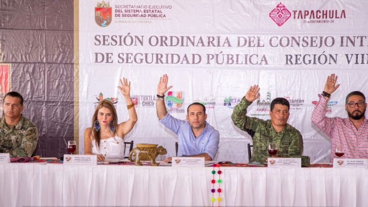 RATIFICAN A ROSY URBINA COMO PRESIDENTA DEL CONSEJO INTERMUNICIPAL DE SEGURIDAD EN EL SOCONUSCO