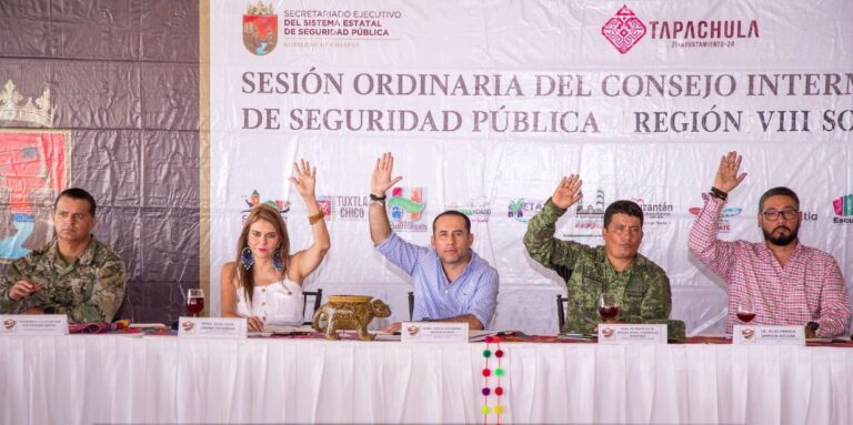 RATIFICAN A ROSY URBINA COMO PRESIDENTA DEL CONSEJO INTERMUNICIPAL DE SEGURIDAD EN EL SOCONUSCO