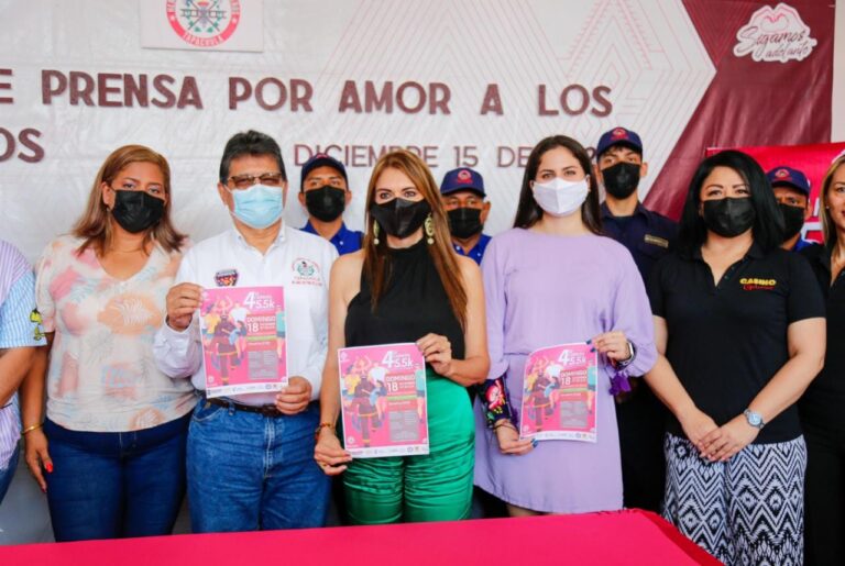 TODO LISTO PARA LA CARRERA “POR AMOR A LOS BOMBEROS” EN TAPACHULA