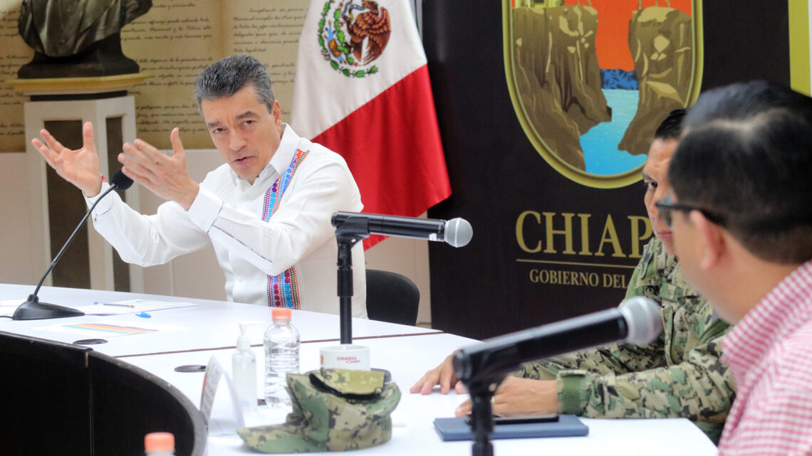 Registra Chiapas 24 horas de saldo blanco en delitos de alto impacto: Rutilio Escandón