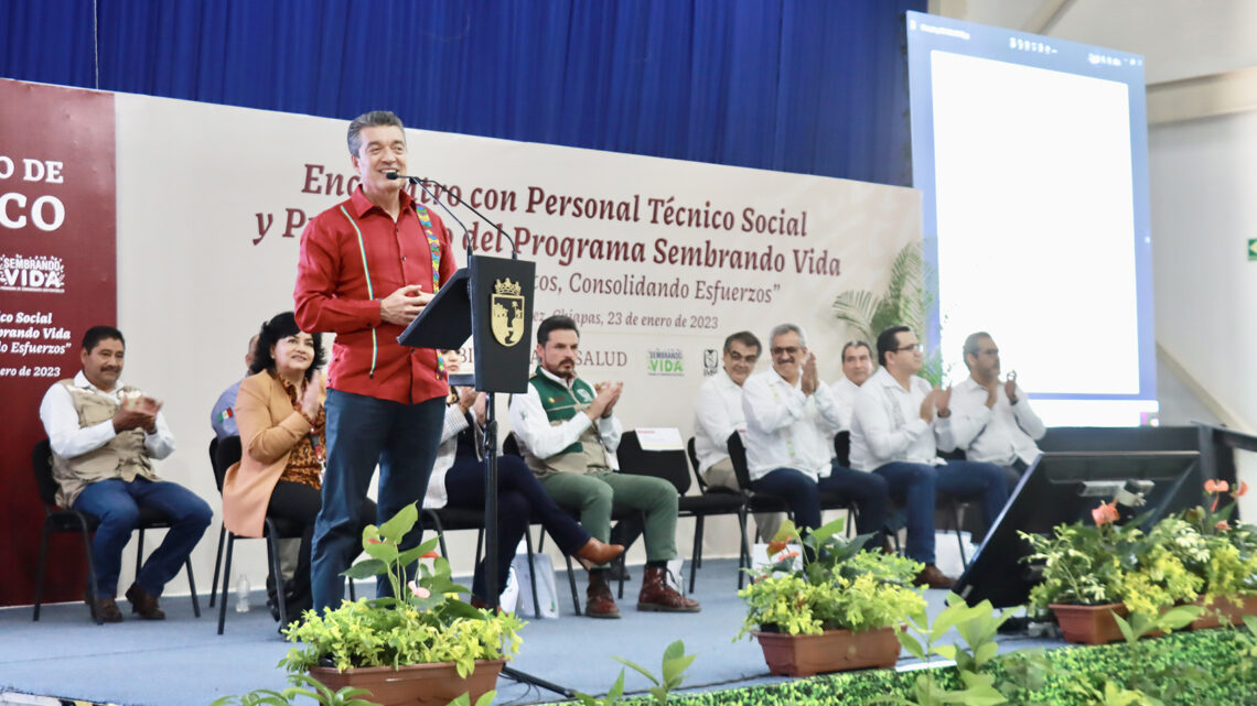 Reconoce Rutilio Escandón beneficios de Sembrando Vida en materia ambiental y de empleos