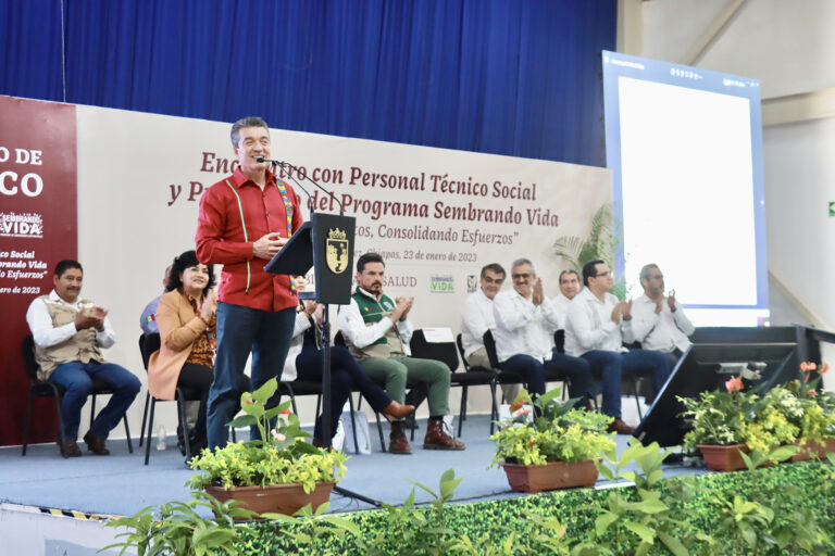 <strong>Reconoce Rutilio Escandón beneficios de Sembrando Vida en materia ambiental y de empleos</strong>