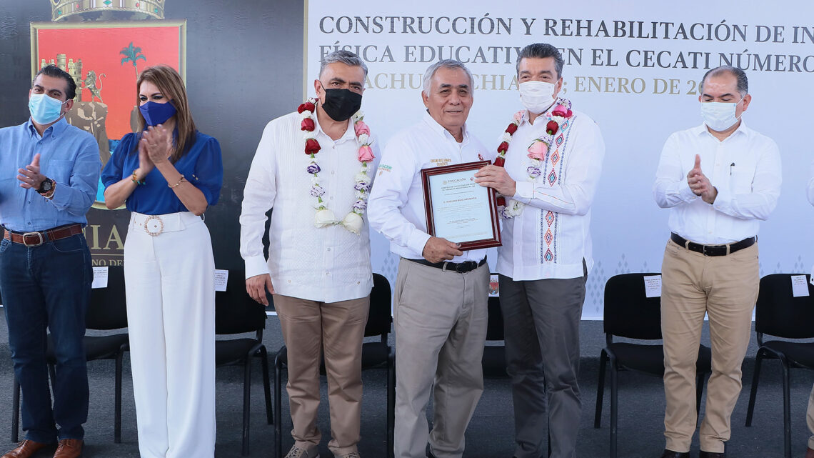 Beneficia Rutilio Escandón con espacios educativos y de capacitación laboral al Cecati No. 86 de Tapachula