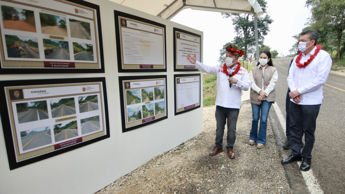 Inaugura Rutilio Escandón modernización del camino San Fernando-Monterrey-Las Maravillas