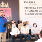 <strong>Rutilio Escandón inicia obra de la plataforma y hangar de carga del Aeropuerto Internacional Ángel Albino Corzo</strong>