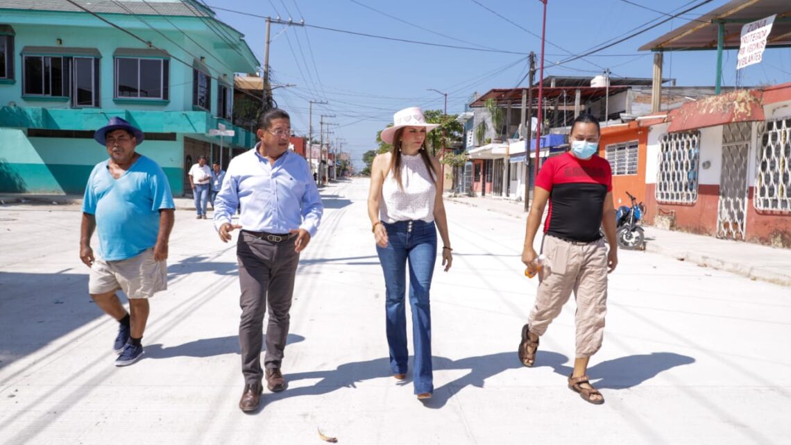 ROSY URBINA SUPERVISA OBRAS DE BENEFICIO SOCIAL EN SAN JOSÉ EL EDÉN, CALCÁNEO BELTRÁN Y COLONIA 16 DE SEPTIEMBRE.