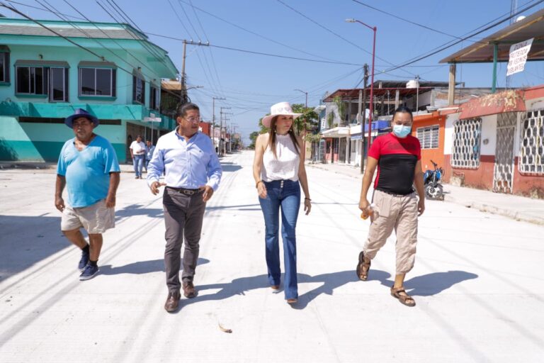 ROSY URBINA SUPERVISA OBRAS DE BENEFICIO SOCIAL EN SAN JOSÉ EL EDÉN, CALCÁNEO BELTRÁN Y COLONIA 16 DE SEPTIEMBRE.