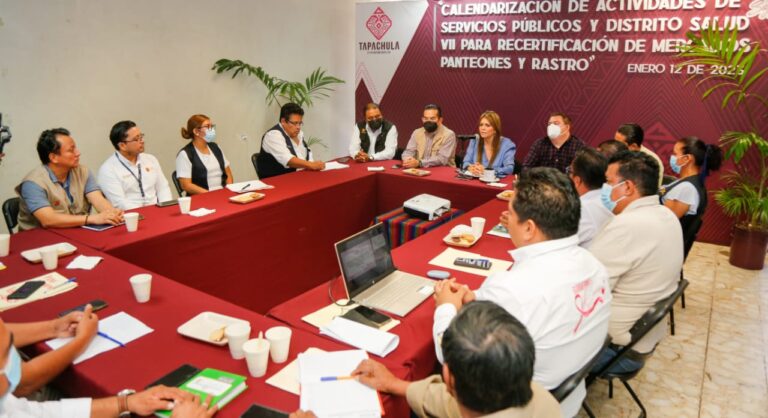 AYUNTAMIENTO DE TAPACHULA BUSCA RECERTIFICAR MERCADOS, TIANGUIS, PANTEONES Y RASTRO