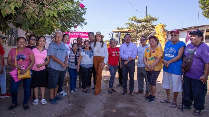 ROSY URBINA SUPERVISA AVANCE DE OBRA EN COLONIA NUEVO MUNDO I