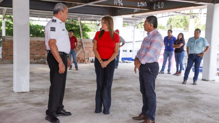 ROSY URBINA SUPERVISA AVANCE DE OBRA DEL CENTRO DE COMANDO Y CONTROL DE TAPACHULA