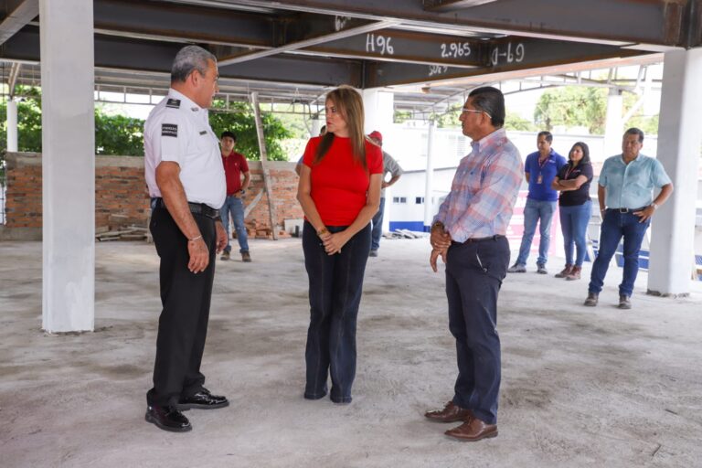 ROSY URBINA SUPERVISA AVANCE DE OBRA DEL CENTRO DE COMANDO Y CONTROL DE TAPACHULA