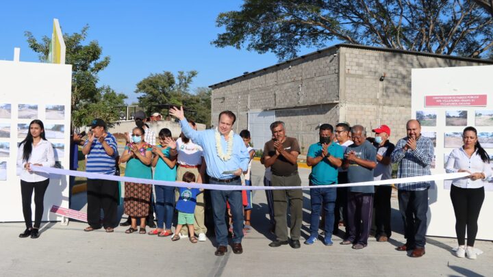 Mariano Rosales Zuarth inaugura parque y calle en El Brasil II