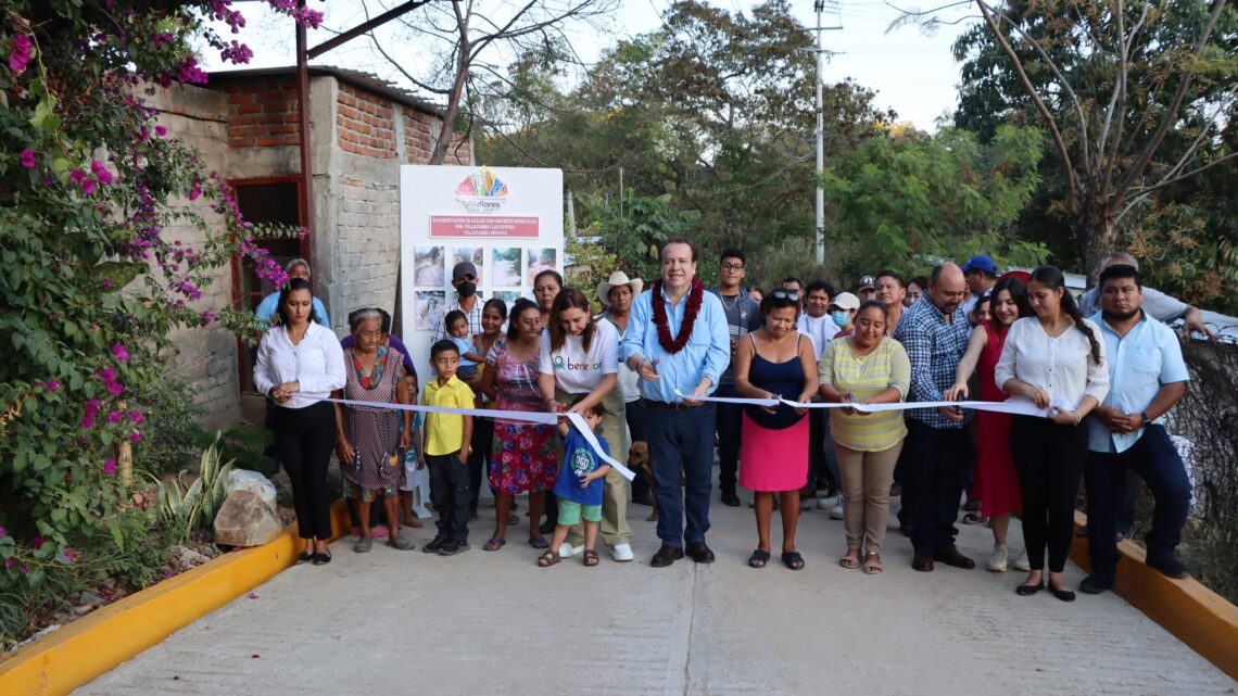 Alcalde Mariano Rosales entrega calle pavimentada en barrio Las Cruces