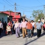 Mariano Rosales Zuarth entrega calles pavimentadas en barrio Frailescano