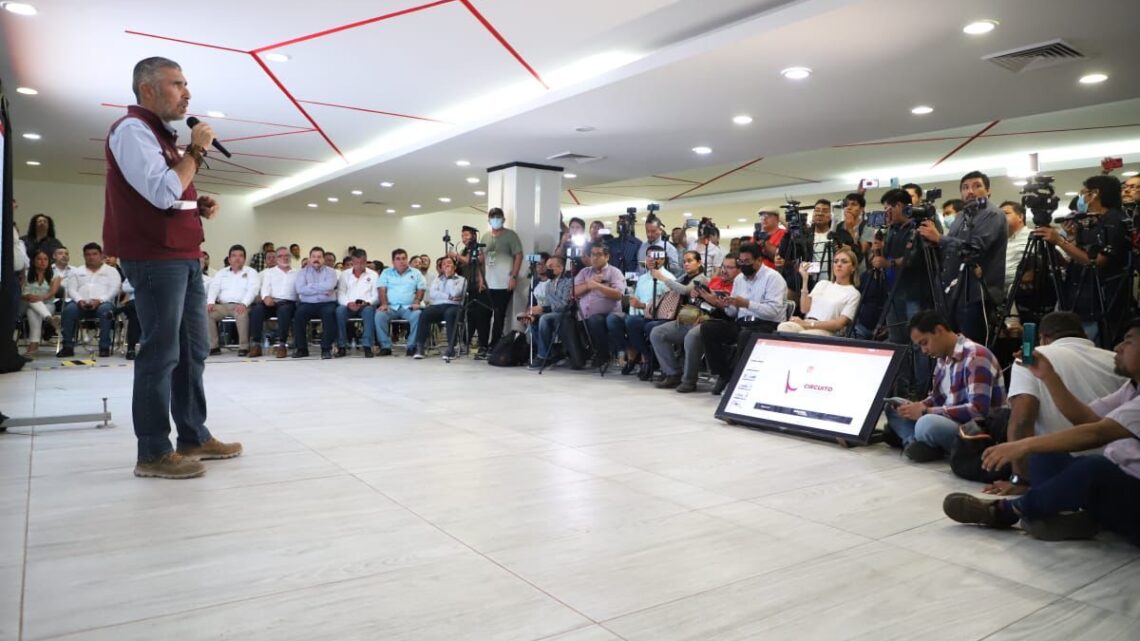 Presenta Ángel Torres proyecto “Circuito Interior, Chiapas de Corazón”, en Tuxtla Gutiérrez