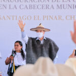 <strong>En Santiago El Pinar, inaugura Rutilio Escandón construcción del Sistema de Agua Potable</strong>