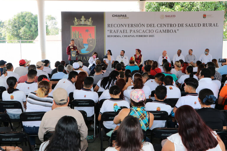 <strong>En Reforma, Rutilio Escandón inaugura la reconversión del Centro de Salud Rural “Rafael Pascacio Gamboa”</strong>