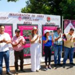 INAUGURA ROSY URBINA RED DEL SISTEMA DE AGUA ENTUBADA EN FRACCIÓN HERMOSILLO