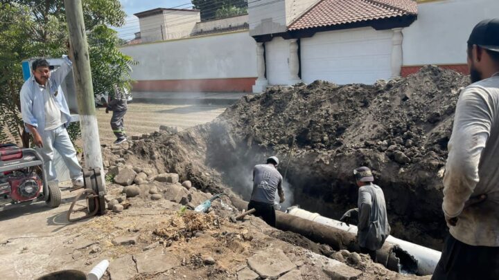 AVANZAN TRABAJOS DE MANTENIMIENTO A RED DEL COAPATAP; SERVICIO SE AGUA SE NORMALIZA