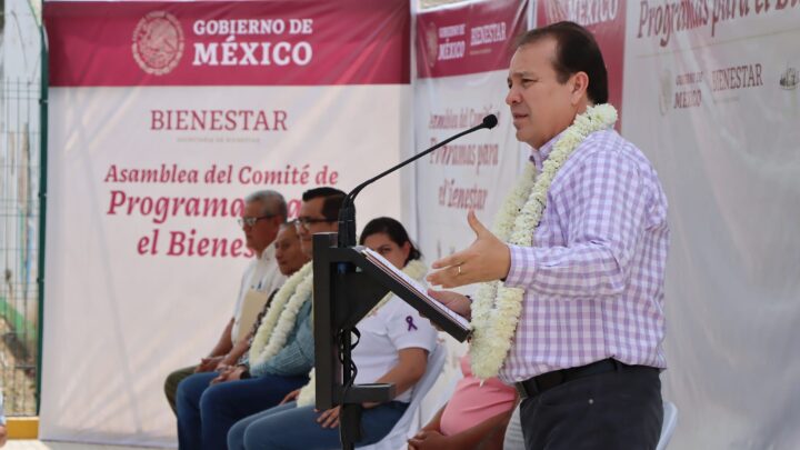 En Guadalupe Victoria Mariano Rosales y José Antonio Aguilar Castillejos inauguran sucursal de Banco del Bienestar