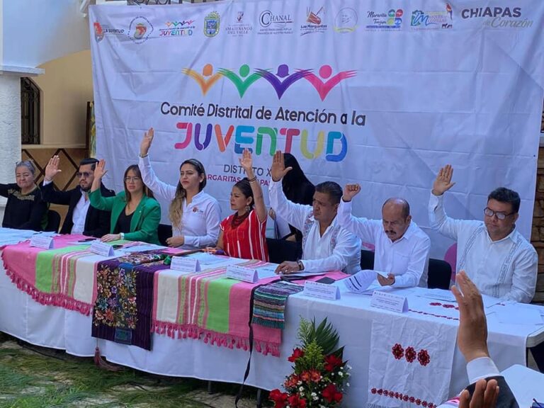 Cecilia Lopez Sanchez toma protesta como Presidenta del Comité Distrital de Atención a la Juventud en Las Margaritas