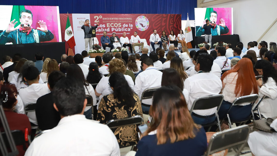 Inaugura Rutilio Escandón el 2º Encuentro Nacional “ECOS para el bienestar” del ISSSTE