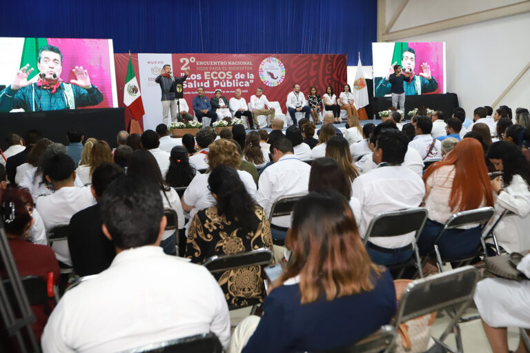 <strong>Inaugura Rutilio Escandón el 2º Encuentro Nacional “ECOS para el bienestar” del ISSSTE</strong>