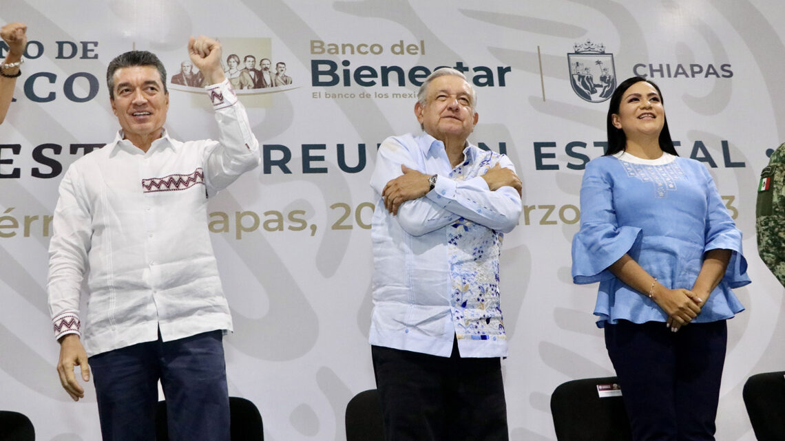 Participa Rutilio Escandón en reunión estatal del Banco del Bienestar, encabezada por AMLO