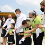 <strong>Inaugura Rutilio Escandón aulas en el Jardín de niñas y niños “Delfina Rincón” de Tuxtla Gutiérrez</strong>