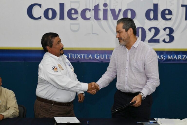 <strong>Firman UNACH y el Sindicato del Personal Académico el Contrato Colectivo de Trabajo</strong>