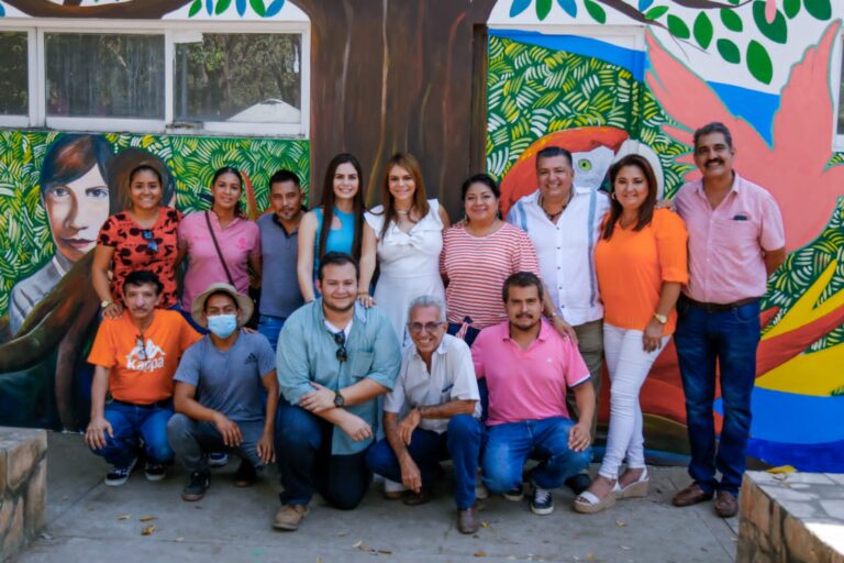 INAUGURA ROSY URBINA MURAL “ABRAZANDO LA NATURALEZA” EN EL PARQUE ECOLÓGICO