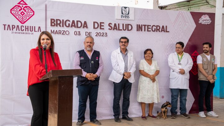 “LA SALUD DE LOS TAPACHULTECOS AVANZA, GRACIAS A LOS GOBIERNOS DE LA CUARTA TRANSFORMACIÓN”: ROSY URBINA