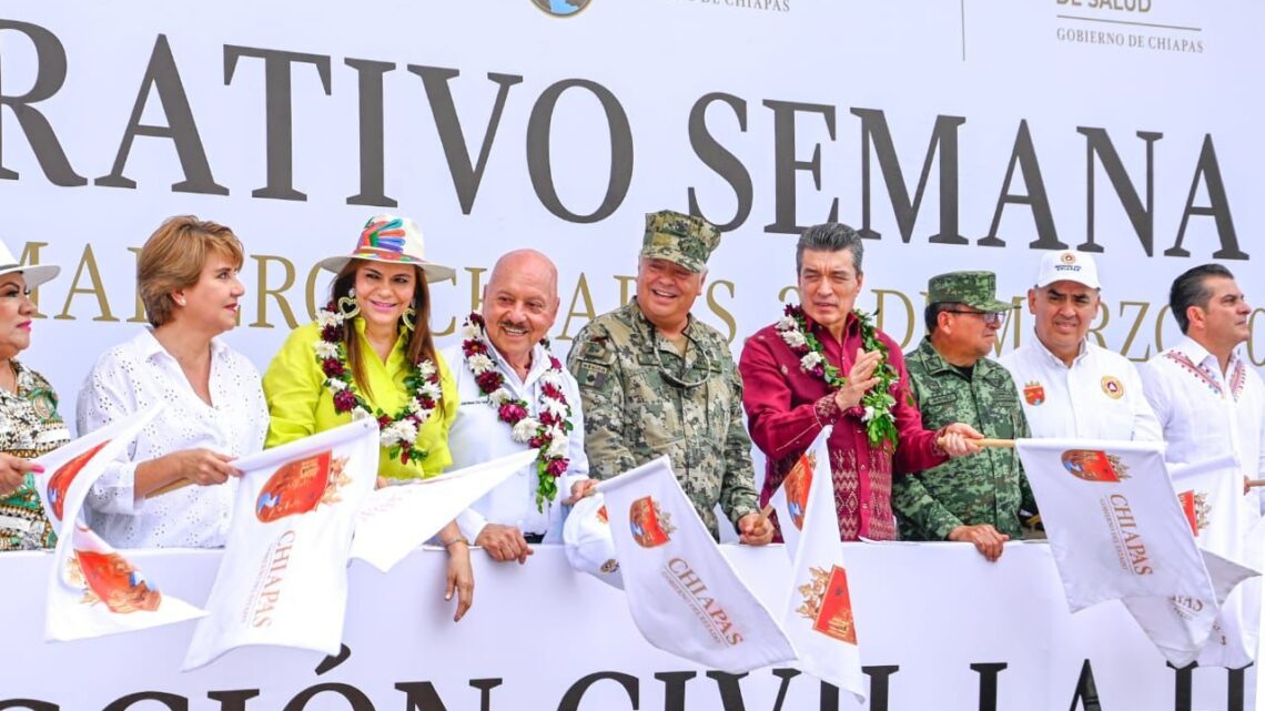 Desde Puerto Madero, Rutilio Escandón da banderazo de salida al Operativo Semana Santa 2023