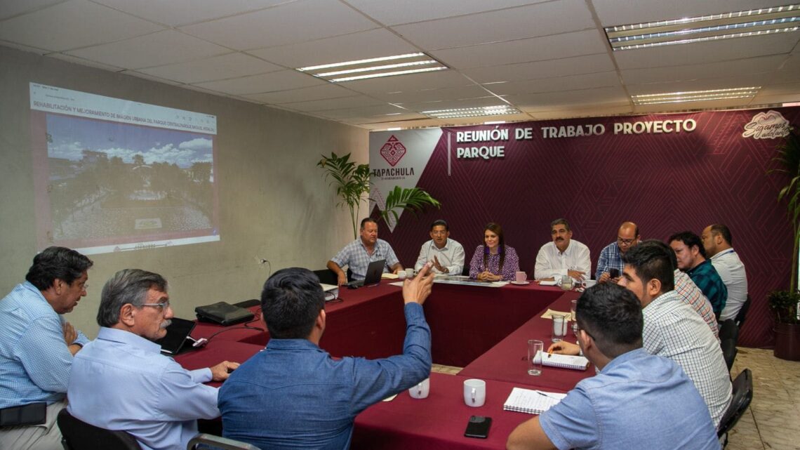 ESPECIALISTAS RESPALDAN PROYECTO DEL PARQUE CENTRAL “MIGUEL HIDALGO” DE TAPACHULA