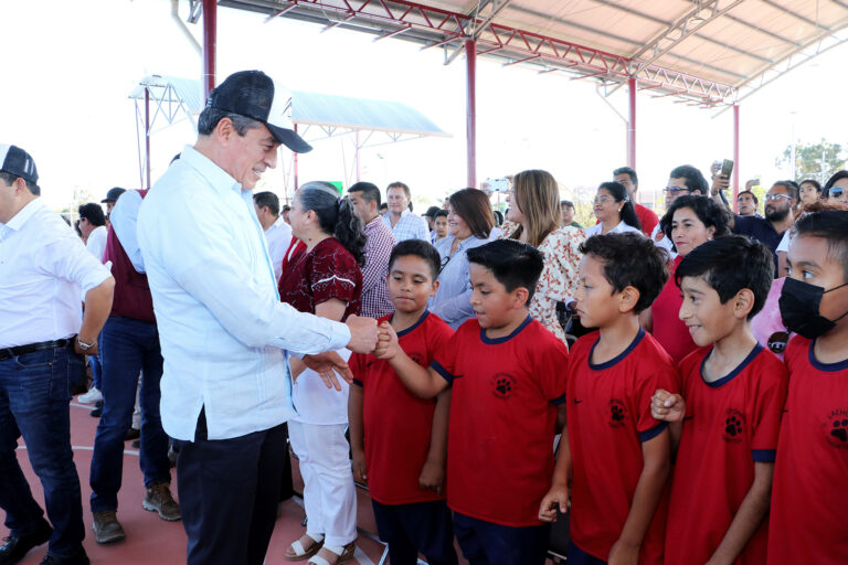 <strong>Inaugura Rutilio Escandón construcción de la Unidad Deportiva en Comitán de Domínguez</strong>