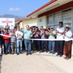 En el ejido Nuevo México Mariano Rosales entrega aula en Telesecundaria 288