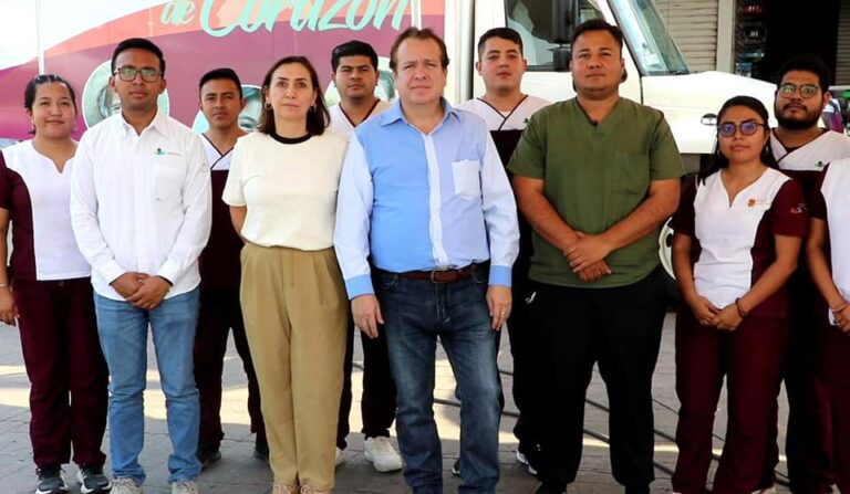 La Caravana de la Salud está instalada en Villaflores