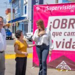 ROSY URBINA, SUPERVISA REHABILITACIÓN DE REJILLAS PLUVIALES EN TAPACHULA