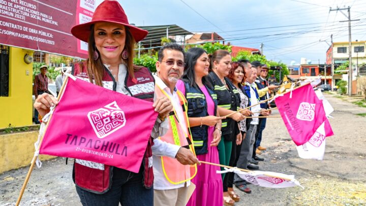 INICIA ROSY URBINA PAVIMENTACIÓN DE CALLES EN CALPAN LAURELES, CORRESPONDIENTE AL EJERCICIO 2023