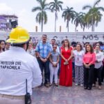 PARTICIPA AYUNTAMIENTO DE TAPACHULA EN EL PRIMER SIMULACRO NACIONAL DE SISMO 2023