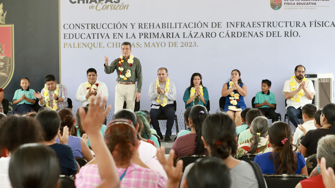 Con respaldo de AMLO atendemos las necesidades prioritarias del sector educativo: Rutilio Escandón