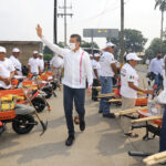 Rutilio Escandón inició acciones de reducción de riesgos en ríos de la Región Soconusco