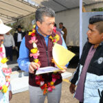 En SCLC, Rutilio Escandón inaugura camino de la carretera Tuxtla-Comitán a la localidad de San José Buenavista