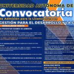 Abierta convocatoria para el examen de admisión de la Licenciatura en Gestión para el Desarrollo y la Diversidad que imparte la UNACH